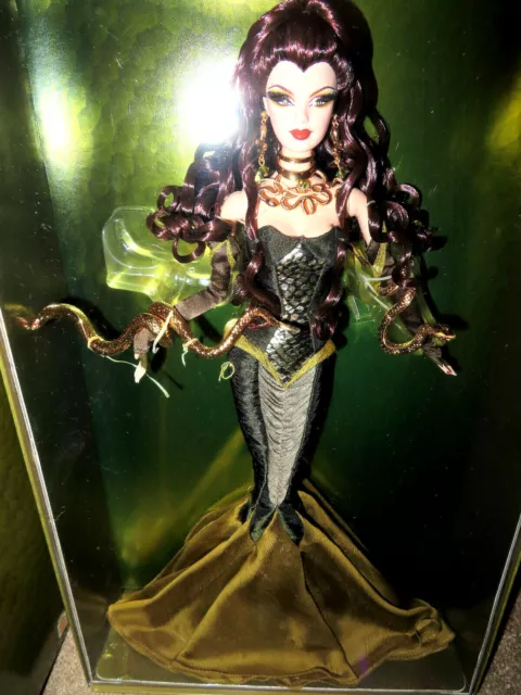 Mattel Medusa Barbie Doll Gold Label Collector Greek Mythology Goddess Mint Picclick
