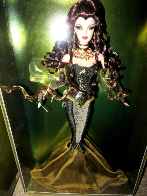 Mattel Medusa Barbie Doll Gold Label Collector Greek Mythology Goddess 2008 MINT