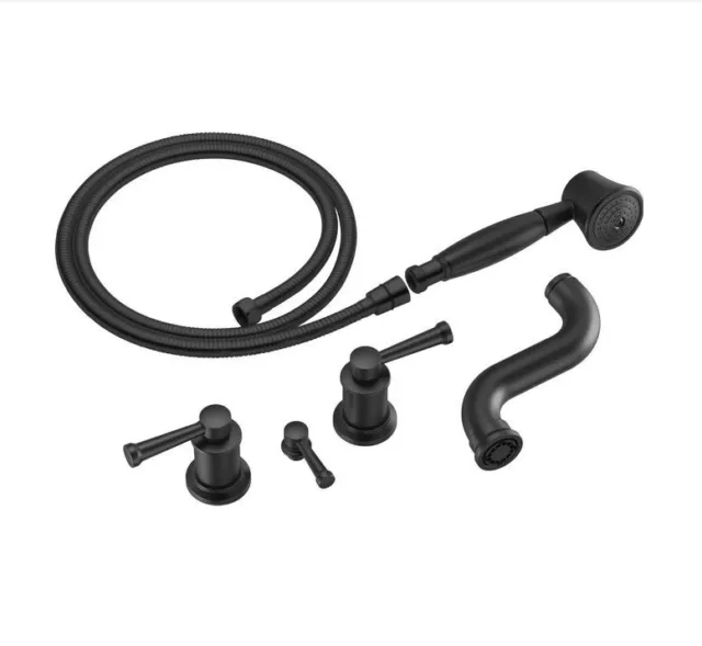 Brizo Atavis Two Handle Tub Filler Trim Kit with Hand Shower Less Body Assembly