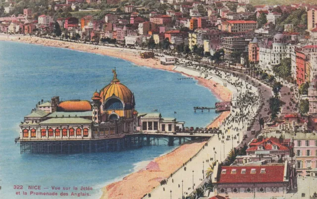 Carte Postale - Nice / Vue sur la Jetèe et la Promenade des Anglais  (33)