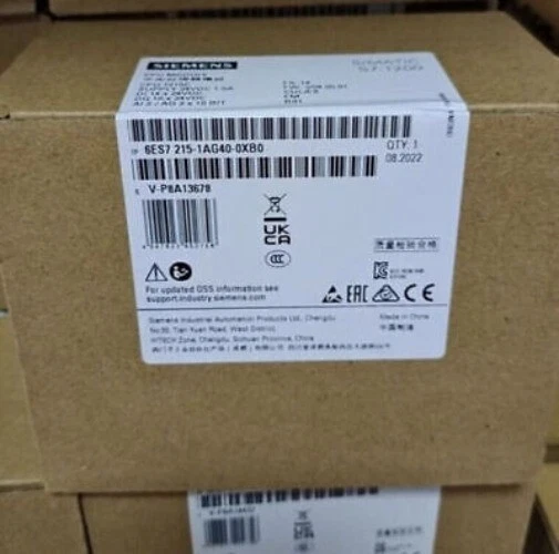 6ES7215-1BG40-0XB0 SIMATIC S7-1200, CPU 1215C, CPU compacta, AC/DC/relé, módulos del PLC 6ES7 215-1BG40-0XB0 6ES7215-1BG40-0XB0 SIMATIC S7-1200, CPU 1215C, CPU compacta, AC/DC/relé, módulos del PLC 6ES7 215-1BG40-0XB0