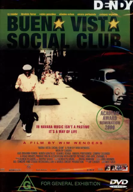 Buena Vista Social Club DVD (Region 4) NEW