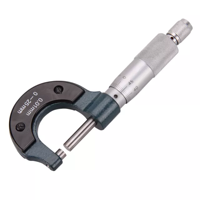 NEW Outside Micrometer 0-25mm(0.01mm Graduations) Metric External Caliper