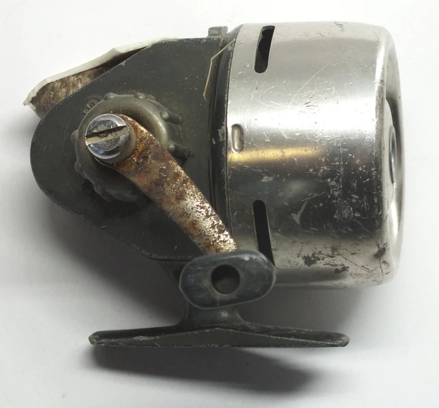 Moulinet De Pêche Vintage Penn Seagate Noir 125 Star Drag Années 40 - Pour Pièces/réparation