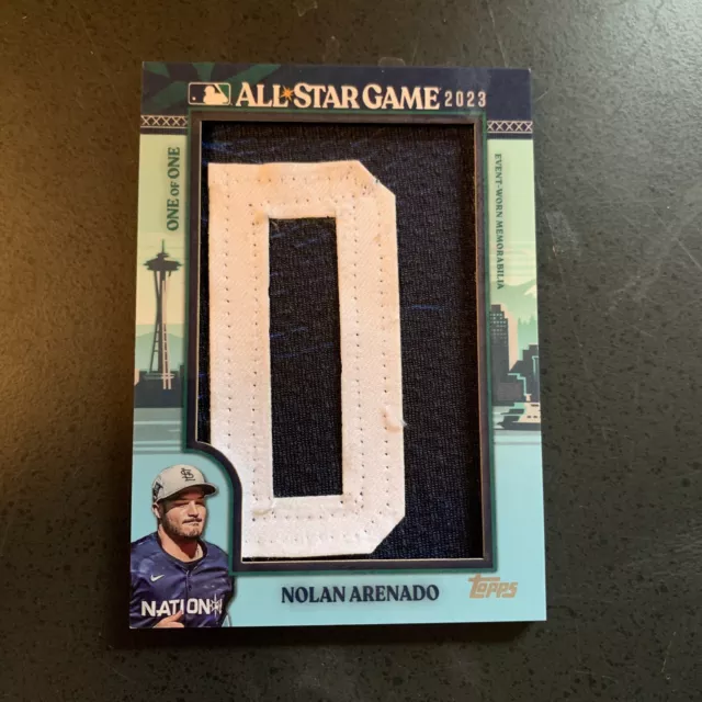 2024 Topps Series 1 NOLAN ARENADO In The Name Relic One Of One #ITN-NA
