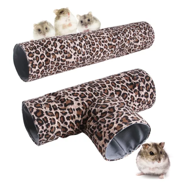 Space Leopard Print Tubes Pet Game Tunnels Hamster Tunnel Guinea Pig Tunnels