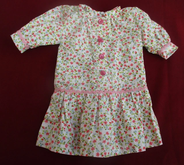 ANCIENNE ROBE ORGANDI pour poupée Alice, Sophie Raynal autre..42 cm EUR 25,00 - FR