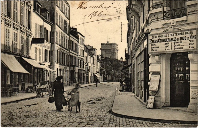 CPA AK Vincennes Rue de Montreuil Le Donjon FRANCE (1283290)