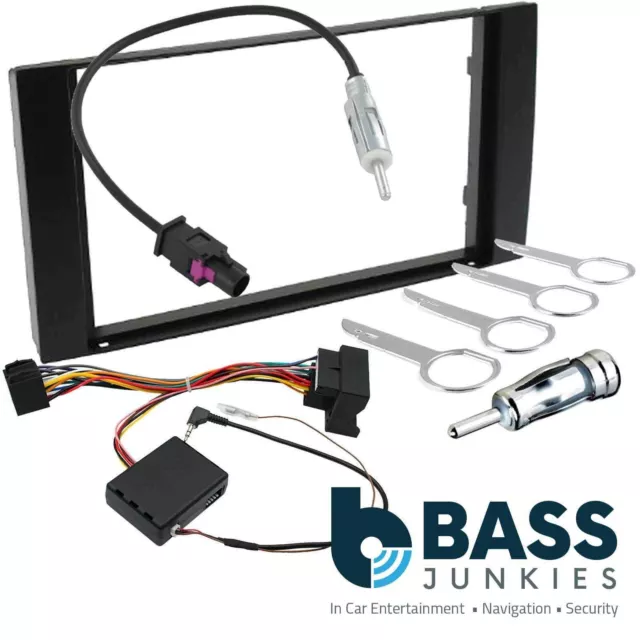 Ford Focus MK2 05 Car Stereo Double Din Fascia Steering Interface Kit DFP-07-09.