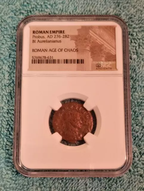 Roman AD 276-282 BI Aurelianianus Probus, Age Of Chaos, Ancient Coin-NGC (B17)