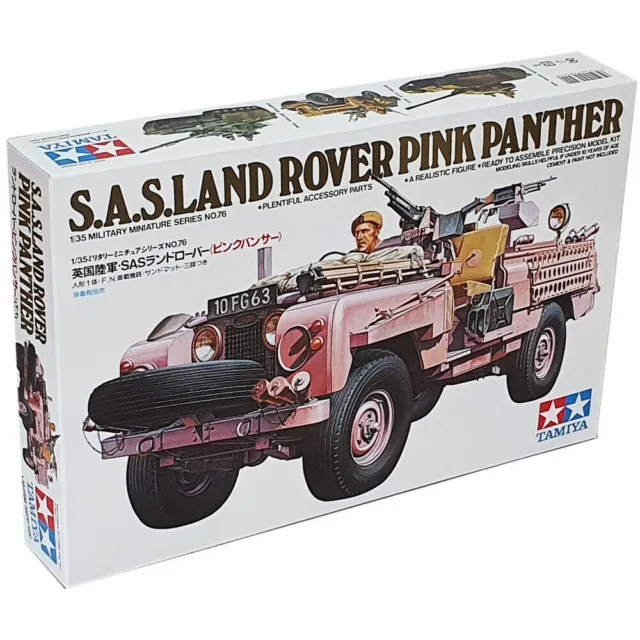 Maquette S. A. S. Land Rover Pink Panther, Echelle 1:3 5 Tamiya 35076