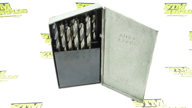 Near Complete Huot Hss Letter Drill Index "A To Z"