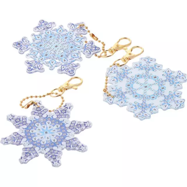 Bleu Peinture d'art bricolage série flocons de neige  Pour le Handmade Art