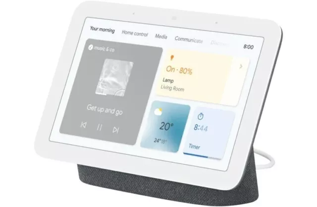 NEW Google Nest Hub 7 Inches 2nd Generation Chalk Smart Home Display Speaker