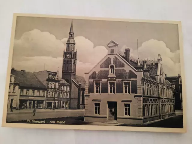 Cartolina pr. Stargard Am Markt 1940 posta da campo