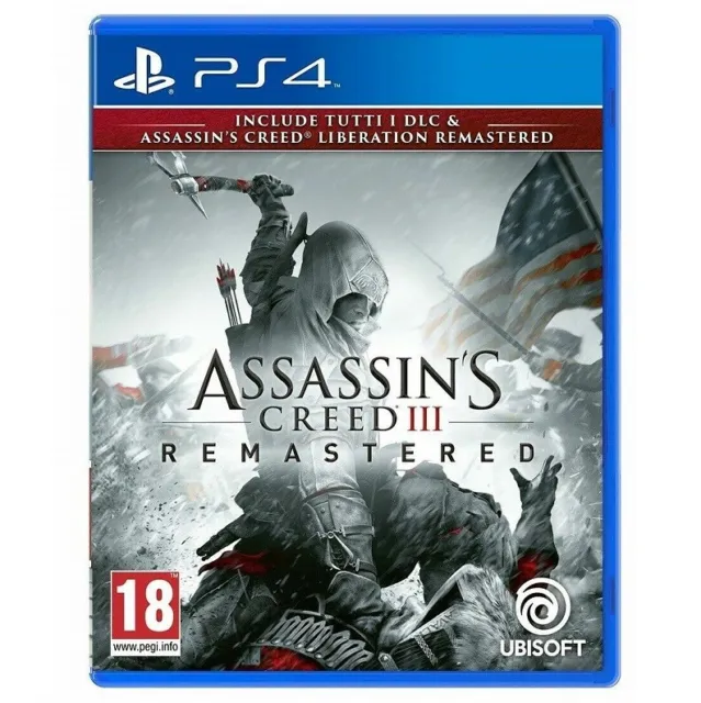 Assassin's Creed 3 + Assassins Creed Liberation Remastered Hd Ps4 Gioco Italiano