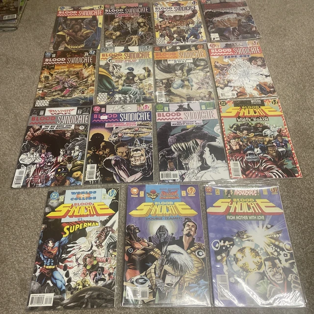 Blood Syndicate Lot of 15 DC 1993 1994 1 3 4 5 6 7 8 9 10 11 12 15 16 20 21