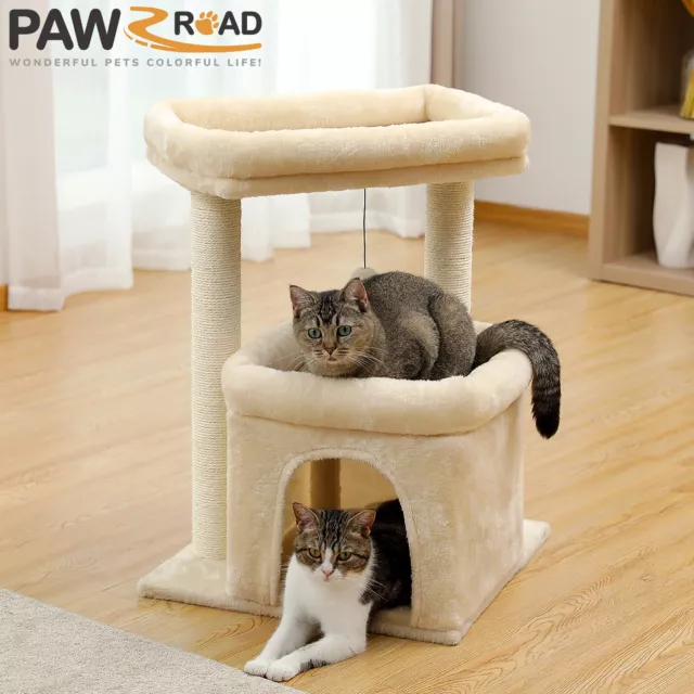 PAWZ Road Cat Tree Tower Scratching Post Scratcher Condo House Bed Furniture Toy