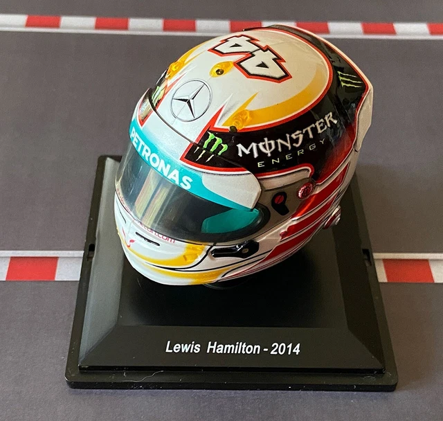 RARE NEW CASCO Helmet LEWIS HAMILTON 2014 F1 W. Champion SPARK 1:5 no