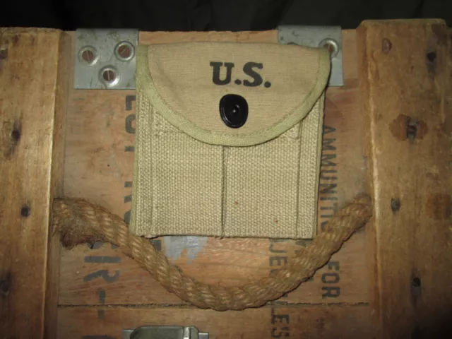 Wwii Ww2 Original M1 Carbine Pouch Us Army Usmc Repro 