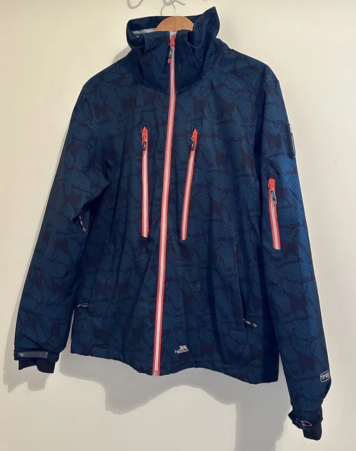 TRESPASS WATERPROOF SKI Jacket SIZE XXL TP100 RECCO TECHNOLOGY Red 34.99 PicClick UK
