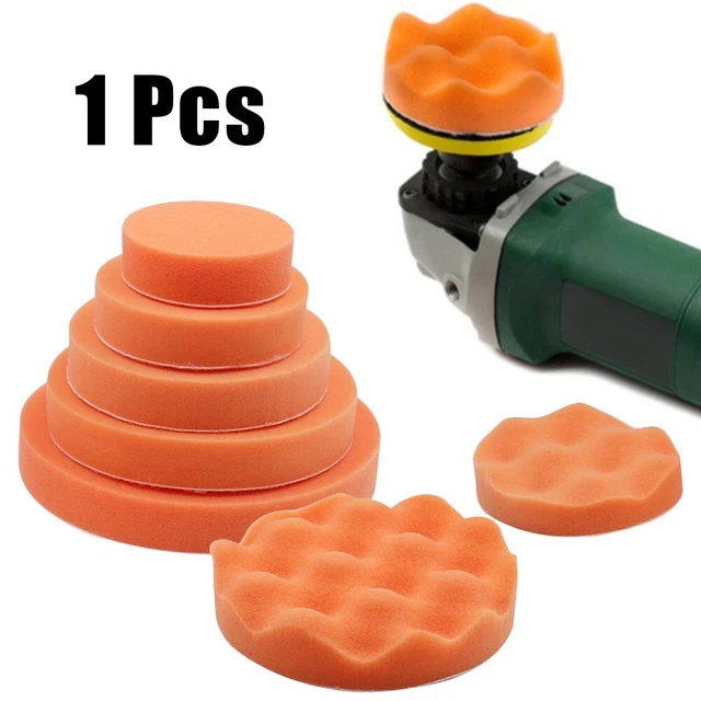 Polishing Pad Waxing Pad Flat/ Wavy Polishing Replace For RO/DA Car Polisher