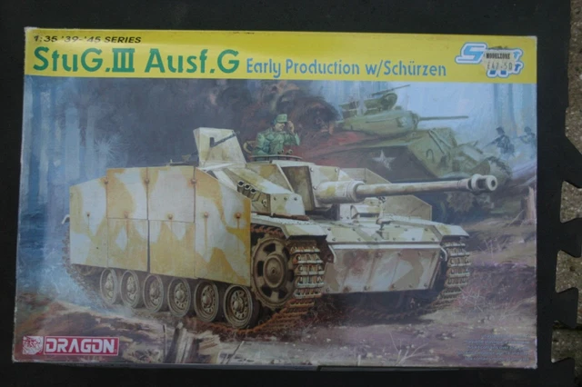 Maquette Dragon DML 6365 – StuG III Auf G Early Production – Échelle 1/35 – Avec Schürzen