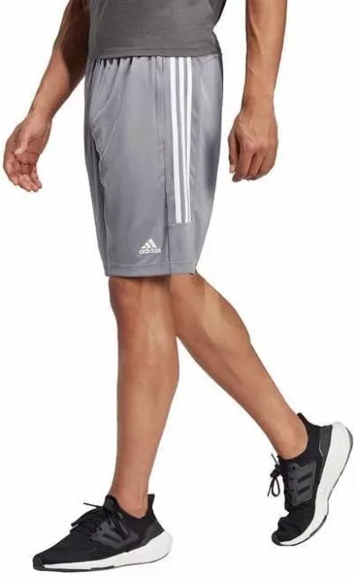 Adidas Men's Aeroready PES Shorts 3s Running Athletic, Grey, Size M