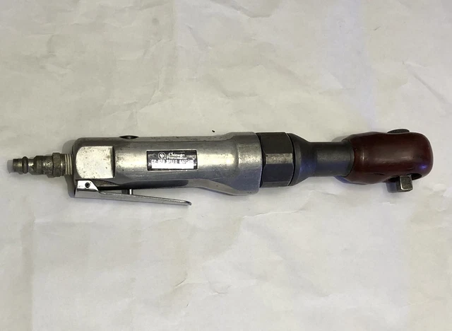 MADE IN JAPAN 1980s Quality Chicago Pneumatic CP828 Speed Air Ratchet 3/8” 2