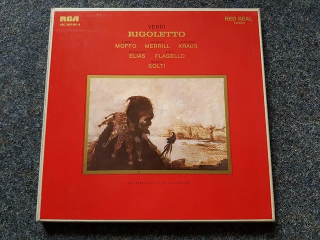 VERDI RIGOLETTO/ ANNA Moffo/ Robert Merrill/ Alfredo Kraus 2 x Vinyl LP