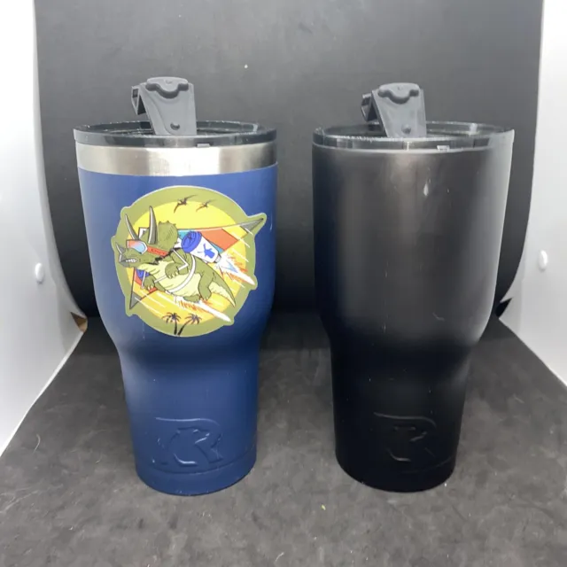 Rtic 30 Oz. Double Wall Insulated Tumbler - Stainless Steel Lot Of (2)