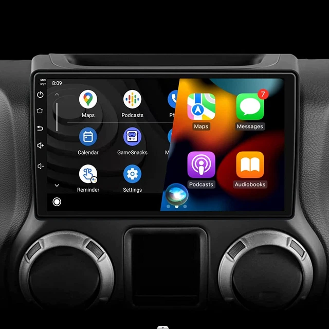 FOR JEEP WRANGLER 20072017 Android 11.0 Car Stereo Apple CarPlay Radio