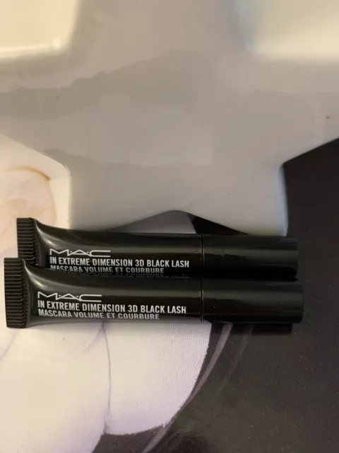 MAC, 2* in Extreme Dimension 3D Black Lash Mascara, neu