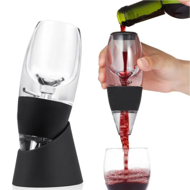 Wine Decanter Quick Glass Aerating Deluxe Wine Set Red Wine Aerator Perfect Gift