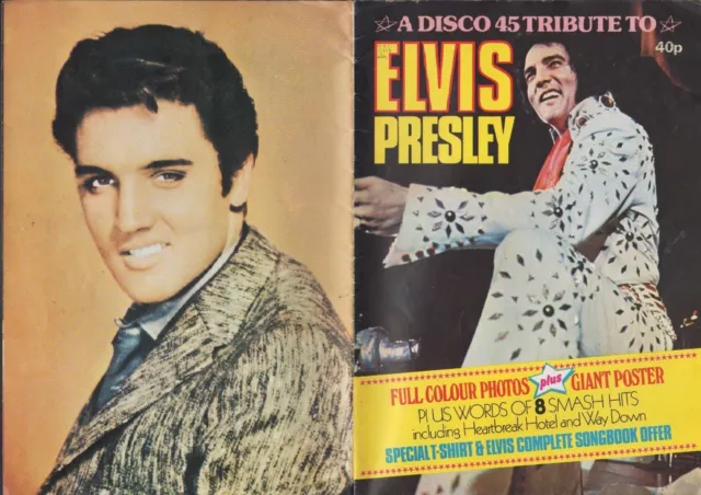 Disco 45 Tribute To Elvis Presley Magazine 1977