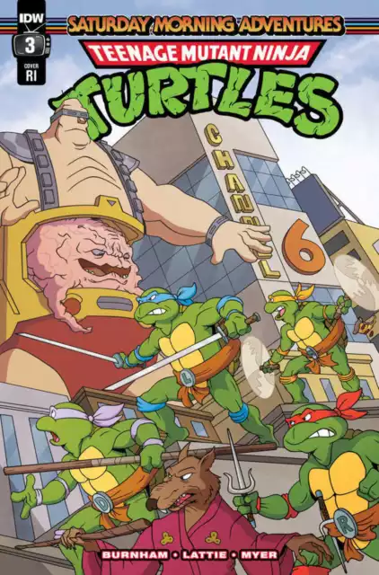 Teenage Mutant Ninja Turtles Saturday Morning Adventures #3 Cover D 10 Copy Vari