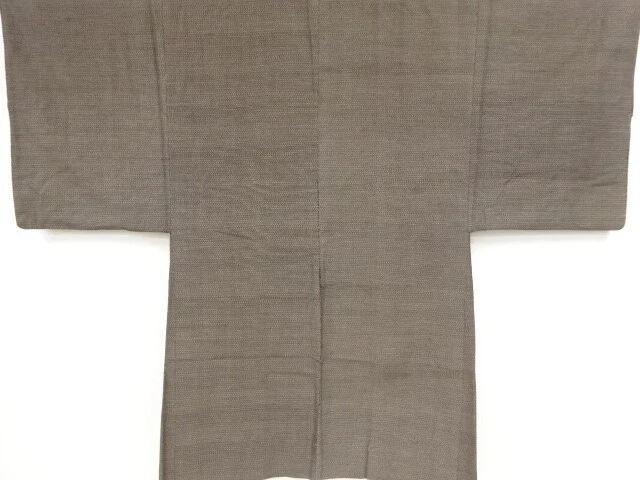 36984# Japanese Kimono / Antique Mens Haori / Tsumugi