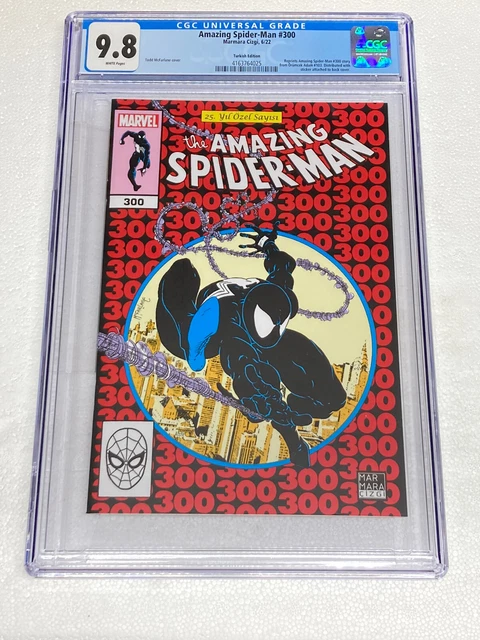 TURKISH EDITION THE AMAZING SPIDER MAN 300 CGC 9.8 NM/M McFARLANE MARVEL COMICS