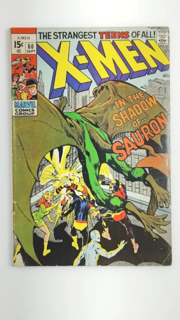 X-Men #60 (Vol 1 - 1963) 1st appearance of Sauron - Good/VG - 4.0