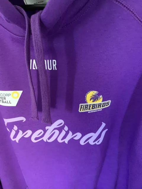 Queensland Firebirds Hoodie-as new size L - Official Mechandise W 22
