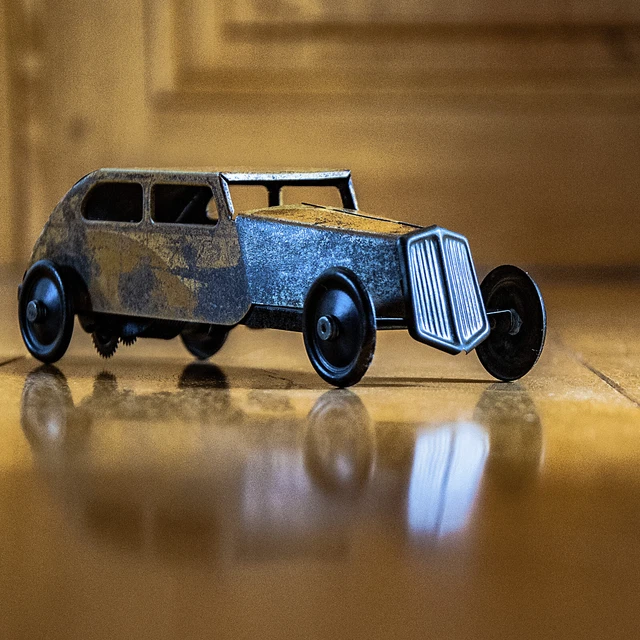 Belle Voiture En Tôle à Friction, Marque CIJ, JEP, JRD, VEBE, JOUSTRA, Amérique, Occasion