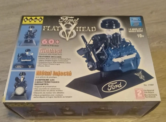 Hawk/Washington Mint 1948 Ford Flathead V8  Model Kit 1/6 Skill 2 Diecast