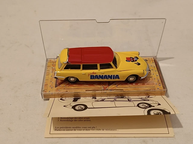 Modèle Réduit Citroën ID Break 1963 - Norev 1/43 - Bleu Gris - Occasion Très Bon état - Fabriqué En France