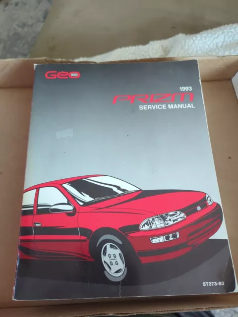 1993 Geo Prizm Shop Repair Service Maintenance Manual