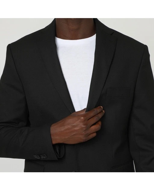 Pull&Bear. Chaqueta blazer negra. Talla 50 / L 2