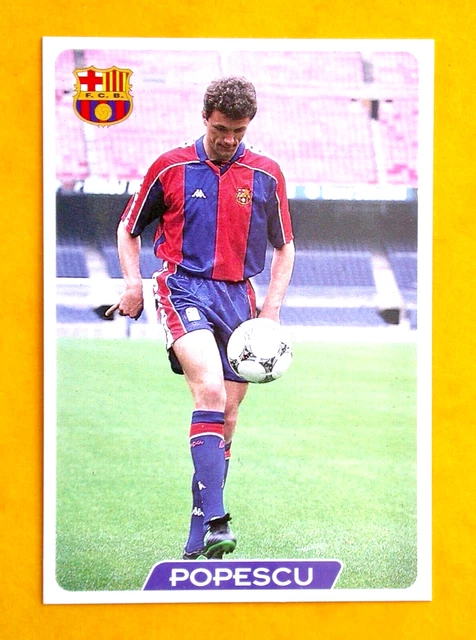 Popescu #48 Fc.barcelona Los Mejores Equipos De Europa 1996/97 Panini