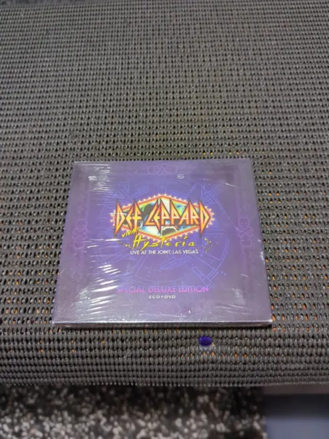 Def Leppard 2 CD+DVD Viva Hysteria Live At The Joint Las Vegas Sealed Item 2013