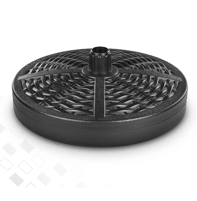 FRUITEAM FILLABLE PLASTIC Outdoor Patio Umbrella Base 30 Lbs Water