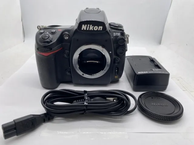 [EXC+5] Nikon D700 12.1MP FX Digital SLR Camera Body + Battery Charger From JPN