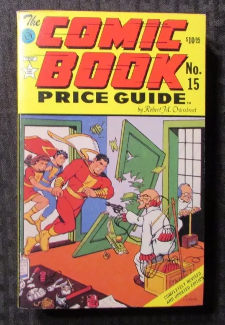 1985/86 OVERSTREET Comic Book Price Guide #15 VF- 7.5 Shazam Cover